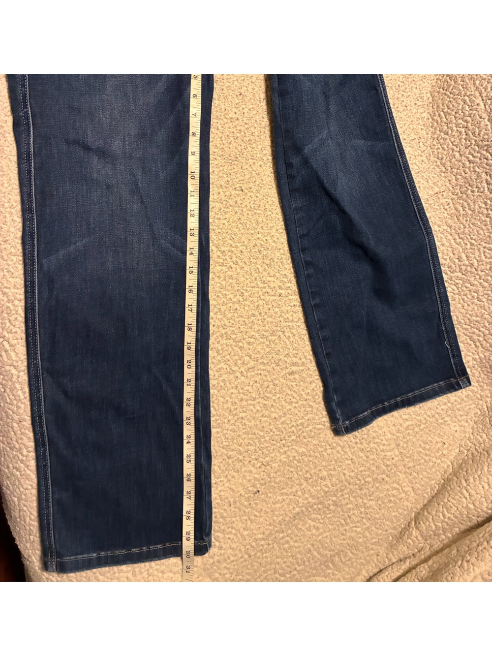Judy Blue Dark Blue Straight Leg Jeans, size 9/29, comfortable and stretchy - Picture 12 of 13